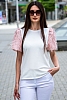 Луксозна памучна блуза с ефектни ръкави